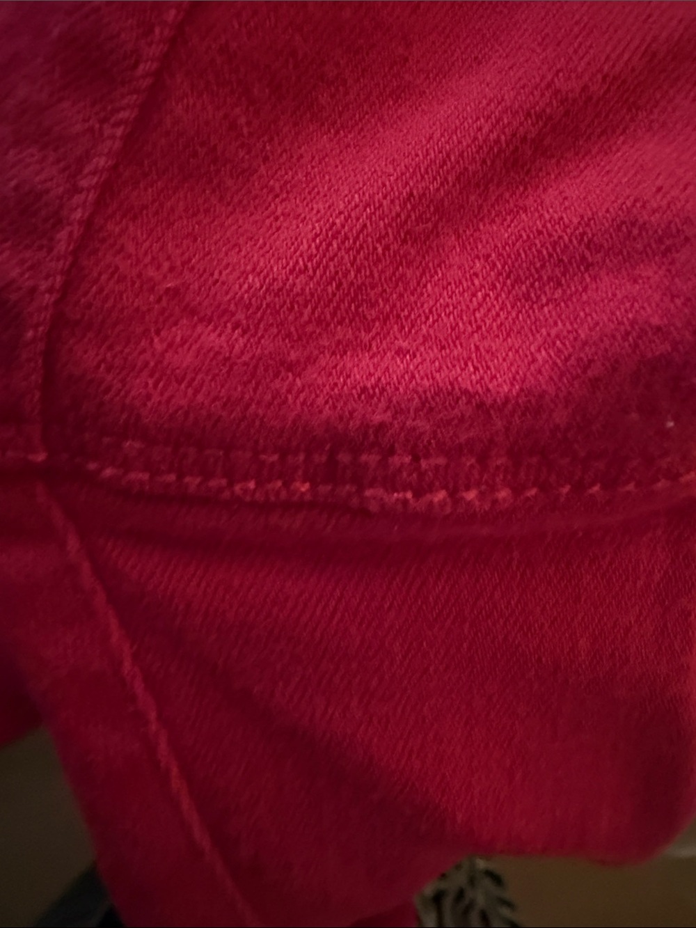 Coldwater Creek Deep Red Boot‑Cut Jeans, Size 18 - Picture 6 of 6